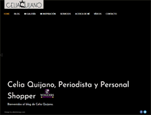 Tablet Screenshot of celiaquijano.com